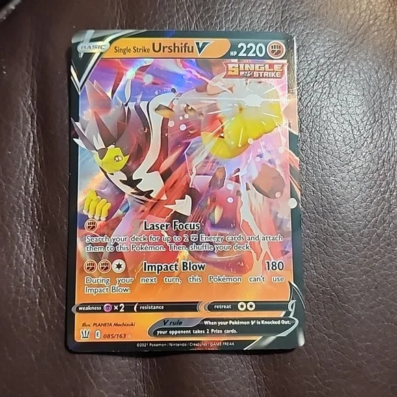 Pokemon | Toys | Single Strike Urshifu V Pokemon Tcg Battle Styles Holo  Foil Ultra Rare 8563 | Poshmark